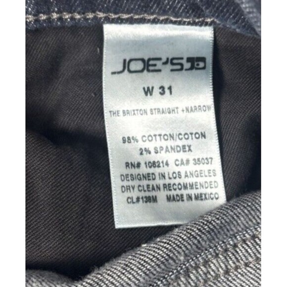 Joes Jeans Womens W31 Blue The Brixton Marsden Dark Wash Narrow Fit Denim Pant - Picture 7 of 8